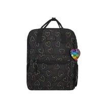 Mochila Notebook Xtrem Leia 5Xt Corazones Negro 15""