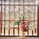 thumbnail image 2 of Cortinas corredizas de macramé, estilo bohemio, con hojas tejidas, estilo campestre, para bistró, para colgar en la pared, para dormitorio, boda, decoración bohemia., 2 of 5