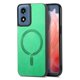 thumbnail image 1 of Magnetic Slim Case for Motorola Moto G Play 2024 4G with Camera Guard & Anti-Scratch Back Green, 1 of 6