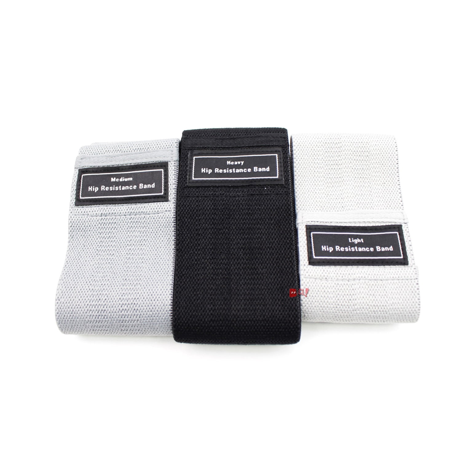 Puntostore - Pack 3 Bandas Elásticas De Tela Para Entrenamiento -