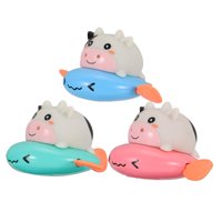 Genérico - Set 4 Juguete Baño Bebes Vaca Plástico Portátil Bañera Lau