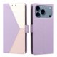 thumbnail image 4 of Funda con Solapa para iPhone 17 Pro, Diseño Tricolor con Ranuras, Morado, 4 of 6