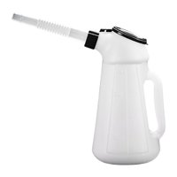 Magideal - Jarra De Aceite Con Motor De Vertido Botella De Aceite Cambio De Aceite Cambiar El Aceite Puede Medir El Tanque De Medición De Aceite Para Máquinas Ve 1.2L 23.5Cm