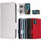 thumbnail image 4 of Funda Cartera para Motorola MOTO E15 4G Tapa Flip con Ranuras y Soporte Blanco, 4 of 5