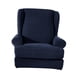 thumbnail image 4 of Wing Back Arm - Funda Para Silla De 2 Piezas Wingback Sofa Slipcover Azul Oscuro, 4 of 5