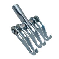 Magideal - Extractor De Abolladuras De Garra Metálica Genérico, Reparación De Abolladuras, Reparación De Chapa Metálica De Coche, Resistente, Profesional, De 6 Dedos