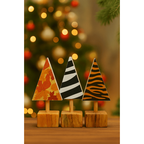Adorno Navideño 3 Pinos, Diseños