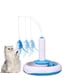 thumbnail image 4 of Juguete interactivo para gatos de interior con plumas giratorias eléctricas de 360° y timbre con forma de bola, juguete de inteligencia, bolígrafo de juego., 4 of 7