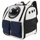 thumbnail image 3 of Pet Cat Carrier Mochila Ventilada Transpirable Cápsula Bandolera Malla Blanco, 3 of 5