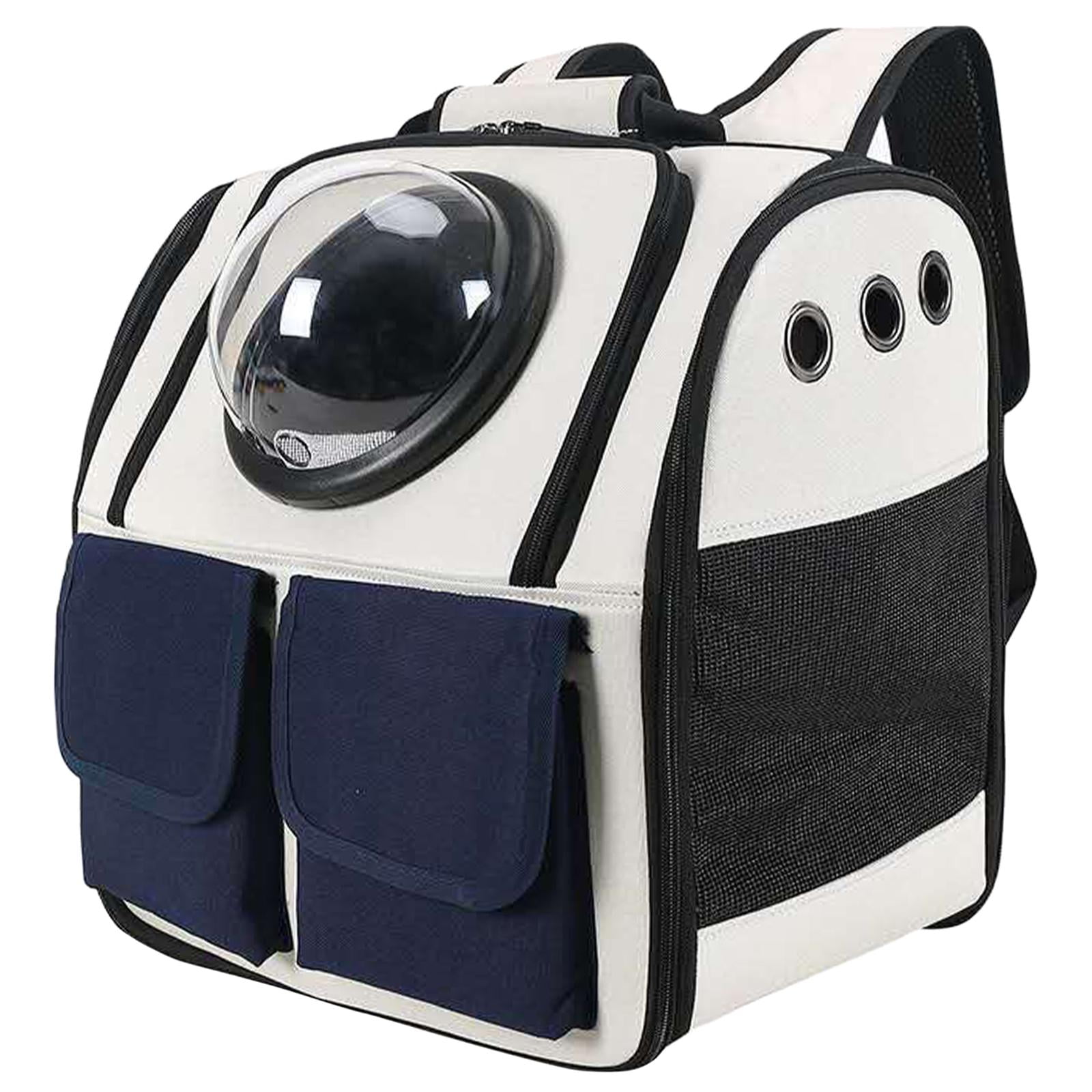 Magideal - Transportadora Para , Bolsa De Hombro Con Cápsula Para Perros , Gran Capacidad, Portátil, Para Animales , Rejillas De Ventilación, , Blanco