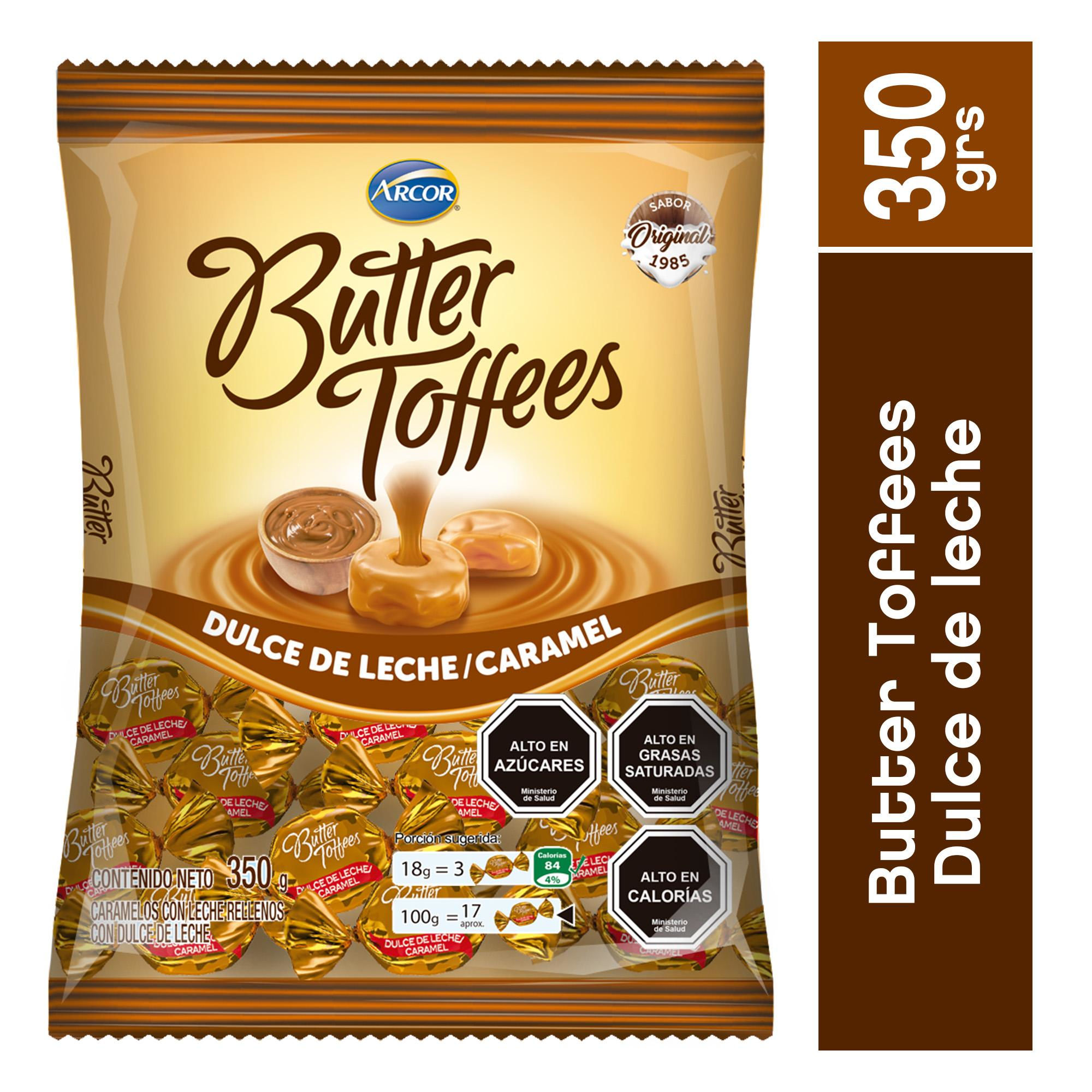 Caramelo Butter Toffes Dulces De Leche 350 g Arcor
