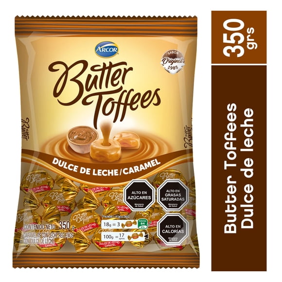 Caramelo Butter Toffes Dulces de Leche, 350 g