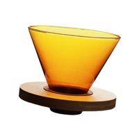 Magideal - Filtro De Café Reutilizable Para Goteo De Café, Resistente Al Frío Y Al Calor, Accesorios Para Máquina De Café En Cono, Para Oficina, Hogar, Taza Amarillo