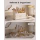 thumbnail image 3 of Caddy Lolalet de 3 capas en cuero sintético PU color beige, 3 of 8