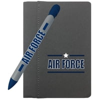 Greeting Pen - Set De Regalo Con Bolígrafo De Felicitación Air Force Con Cuaderno De 4 X 6 Pulgadas Y Bolígrafo Gir
