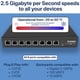 thumbnail image 5 of Conmutador de red Ethernet Tupavco TP1980 de 2,5 GB (8 puertos), 5 of 8