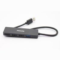 Hub Philips 4 Puertos Usb 3.0 Alta Velocidad 5Gbps - Ps