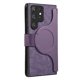 thumbnail image 5 of Funda Billetera Magnética para Samsung Galaxy S22 Ultra Soporte Tarjetas Desmontable Morado, 5 of 6