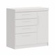 thumbnail image 1 of Cómoda Lille 3 Cajones 2 Puertas Blanco, 1 of 5
