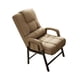 thumbnail image 1 of Silla De Escritorio, Asiento Acolchado, Cómodo Pa?o De Lino, Silla Moderna Para Ordenador, Color Marrón Claro, 1 of 5