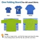 thumbnail image 2 of Tabla plegable para ropa Geniusidea para camisetas, color azul, 2 of 8