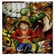 thumbnail image 1 of Cortina de ducha de One Piece Luffy, juego de cortinas de baño con ganchos, tamaño 66 x 72 pulgadas, 1 of 3
