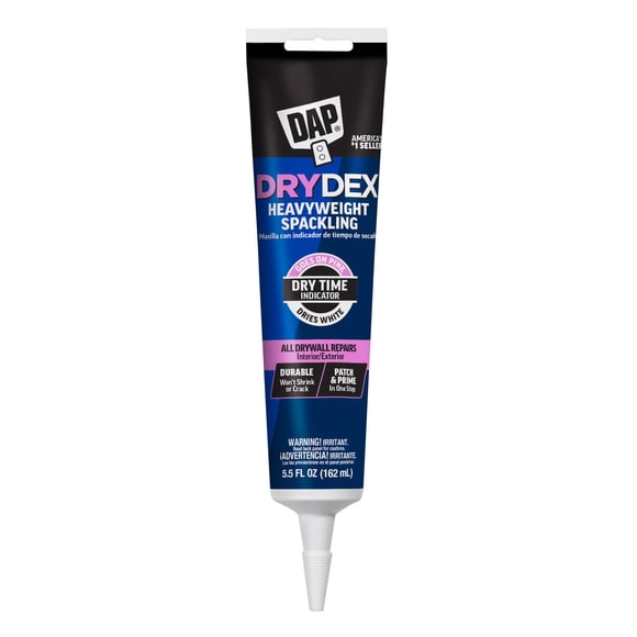 Material de construcción Spackle DAP Drydex 163 ml, color rosa y blanco