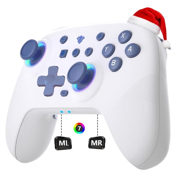 Controlador Inalámbrico SZYUYU Switch Pro con LED, Turbo y Vibración