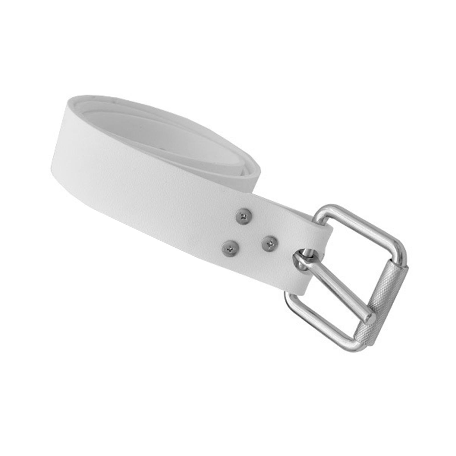 Ioensy - Cinturón De Cintura Para Esnórquel, Cinturón De Pesas Para Apnea, Accesorios Bcd Para Buceo Libre, Color Blanco