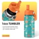 thumbnail image 3 of Botella de agua para niños Thermos xiiai de acero inoxidable de 470 ml, a prueba de fugas, 3 of 9