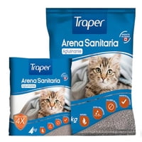 Arena Sanitaria Aglutinante Traper 18 Kg