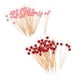 thumbnail image 4 of El palillo del coctel del corazón 200pcs pega el palillo del palillo de la fruta escoge fuentes del partido, 4 of 5