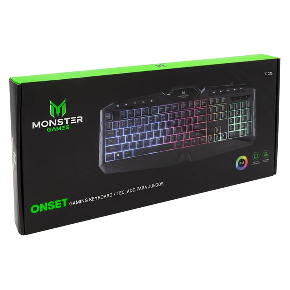 T 026 Keyboard Gamer Monster Onset Open Box