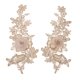 thumbnail image 5 of 1 Par De Apliques De Cuello Con Bordado Dorado, 5 of 5