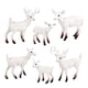 thumbnail image 2 of 6 Uds Figuras De Ciervos Animales Realistas Manualidades DIY Para Suministros De Escritorio Para El Hogar Blanco, 2 of 3