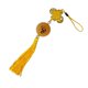 thumbnail image 2 of Nudo chino con bola de golf, casa, coche, casa, adorno, regalo, amarillo, 2 of 5