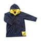 thumbnail image 4 of Niños Con Capucha Cambio De Bata Chaqueta Traje Outwear Abrigo De Lluvia Cálido Surf Swim Parka Deep Blue Yellow, 4 of 5