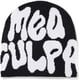 thumbnail image 1 of Gorros con estampado de letras MEA Y2K, gorros para mujer y hombre, gorros holgados y de punto unisex (blanco y negro), 1 of 7