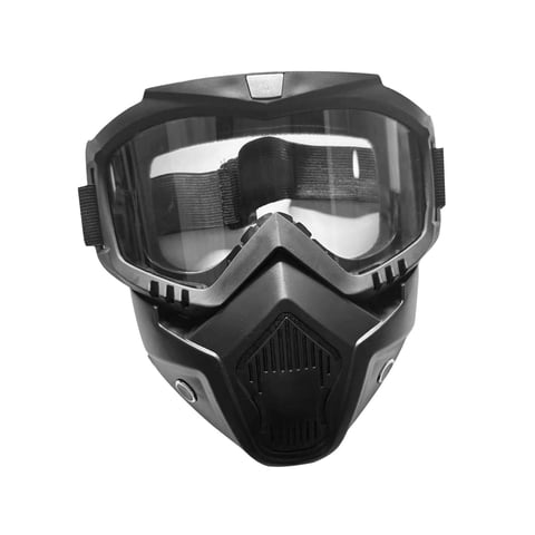 Ioensy - Máscara De Soldador Protector Facial Desmontable Resistente A Impactos Cómoda Máscara De Soldadura Vidrio Transparente