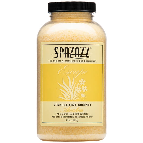 Cristales de spa y baño Spazzz 7377C, lima y coco, 650 ml