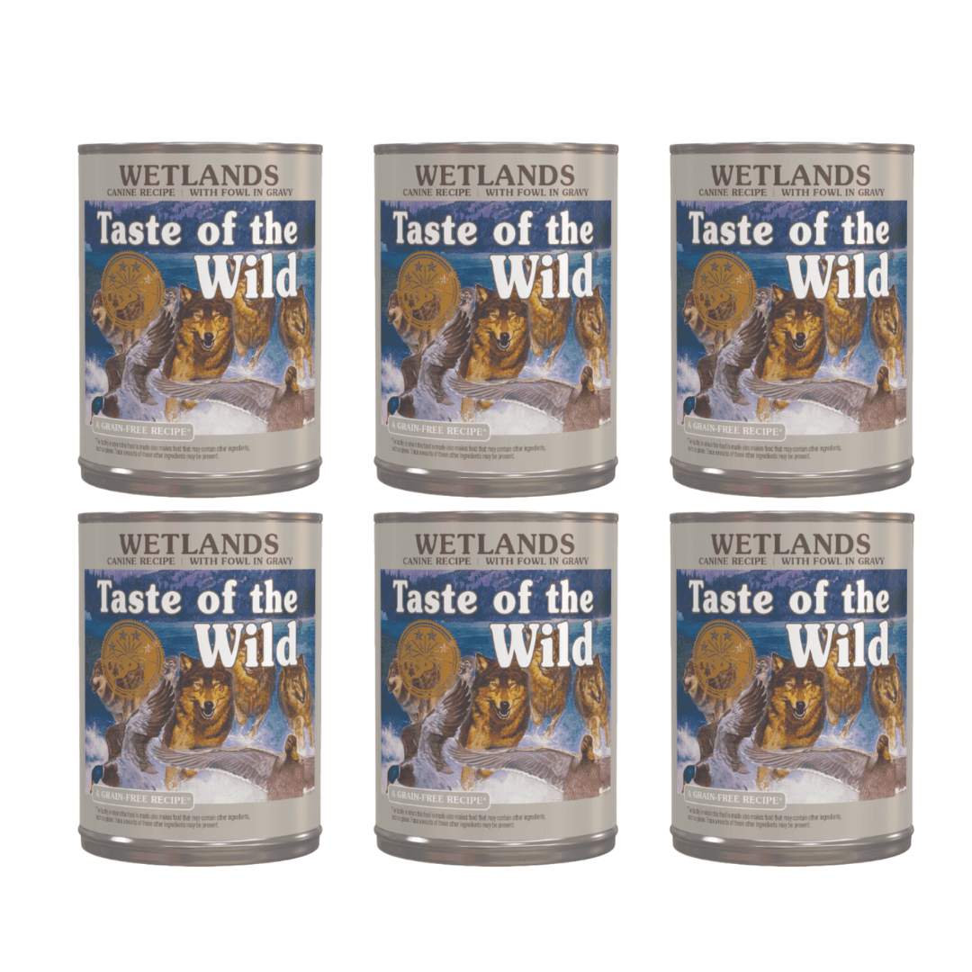 Latas Taste Of The Wild Wetlands Pato Pack 6 Unidades