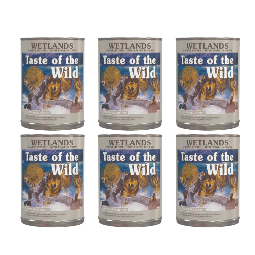Latas Taste Of The Wild Wetlands Pato Pack 6 Unidades