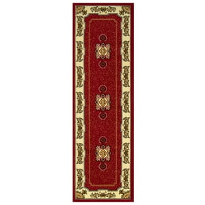 Modalfo - Alfombra Pasillo Kashan King Roja 61 X 213 Cm