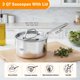 thumbnail image 2 of Cacerola Cooks Standard de 3 L de acero inoxidable con tapa, 2 of 7