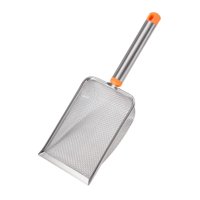 Ioensy - Pala Para Arena De Gatos, Tamiz, Pala Para Arena De Metal Para Conejos, Suministros Para Mascotas, Malla De Conejito De 3,8X3,8Mm