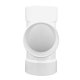 thumbnail image 4 of Camiseta sanitaria de PVC NDS 4P09 con conexión de cubo de 10 cm, color blanco, 4 of 7