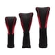 thumbnail image 5 of 3 Uds Fundas de Cabeza para Club de Golf Cubiertas de Cabeza de Madera de Golf con Placa de Matrícula Cubiertas de Cabeza de Madera de Golf Gruesas de Negro y rojo, 5 of 5