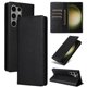 thumbnail image 1 of Funda Cartera para Samsung Galaxy S23 Ultra con Ranuras Tarjetas y Soporte - Protección Completa Negro, 1 of 5