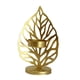 thumbnail image 3 of Candelabro De Hoja Nórdica Candelero De Hierro Forjado Artesanía Decoración De Sala De Estar Dorado A, 3 of 5