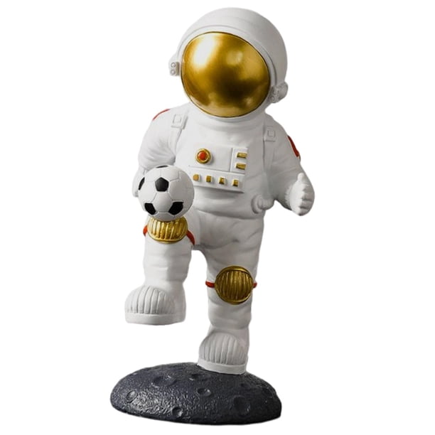 Estatua De Astronauta, Figura Artesanal De Resina, Regalo Para Niños, Decoración Del Hogar, Figura De Astronauta, 28,5x16x15,5 CM